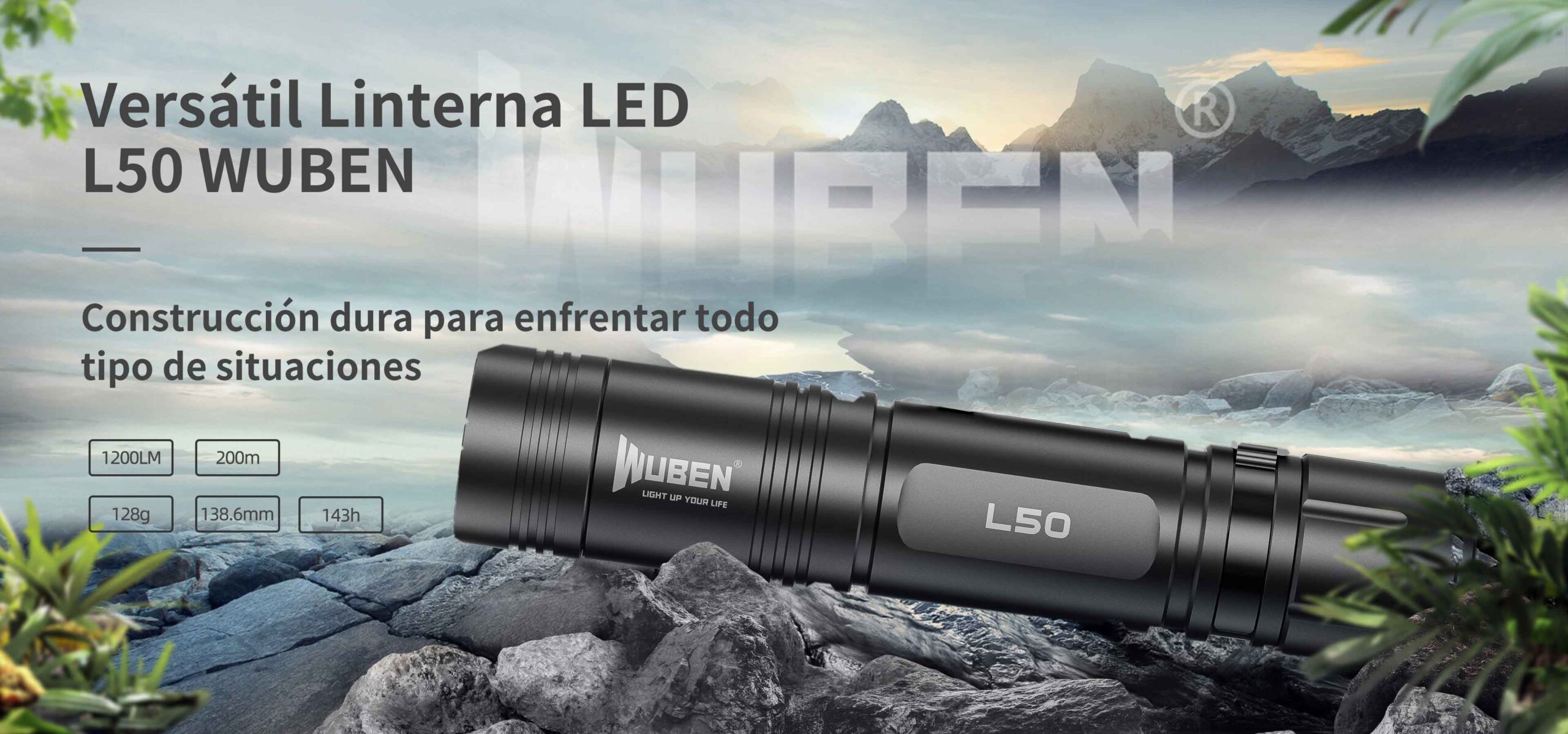 wuben L50 linterna