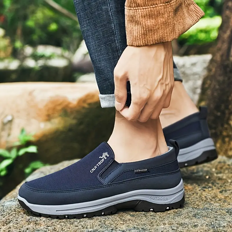 Zapatos Mocasines Sin Cordones Para Hombre De Talla  , Sneakers Cómodos, Casuales, Transpirables, Antideslizantes Para Actividades Al Aire Libre, Para Hombre Deporte Y Aire Libre Temu detalles 3